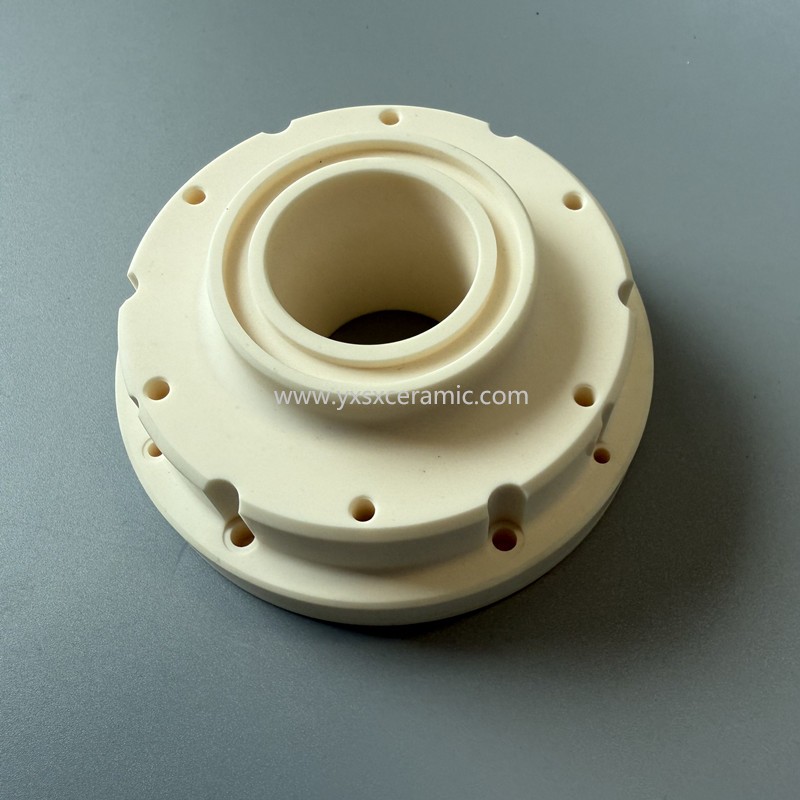 shenxing ceramic CNC machined processed corrosion resisting chemical fluid 99% alumina ceramic wheel - Yixing Shenxing