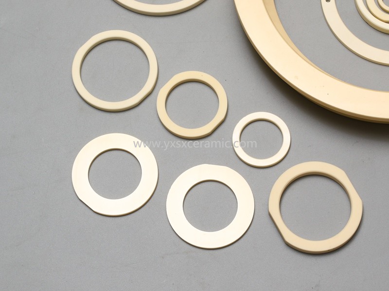 ceramic pump sealing ring 99% alumina ceramic thrust washer