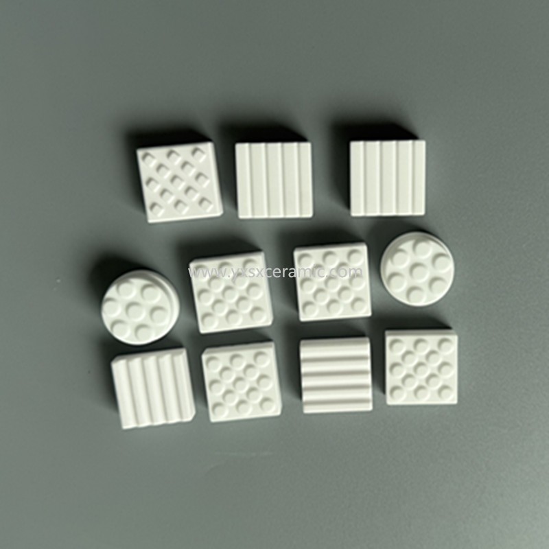 shenxing ceramic heating resistance 95% alumina ceramic wearble ceramic pulley lagging plate - Yixing Shenxing