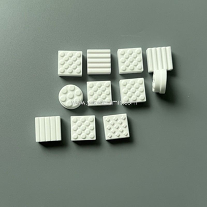 shenxing ceramic heating resistance 95% alumina ceramic wearble ceramic pulley lagging plate - Yixing Shenxing